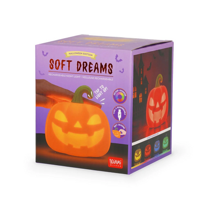 SOFT DREAMS - VEILLEUSE RECHARGEABLE - PUMPKIN
