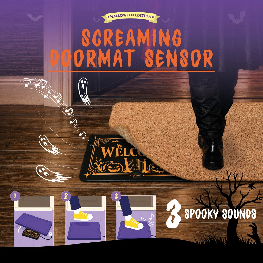 SCREAMING DOORMAT - SOUS-PAILLASSON AVEC SONS - BLACK
