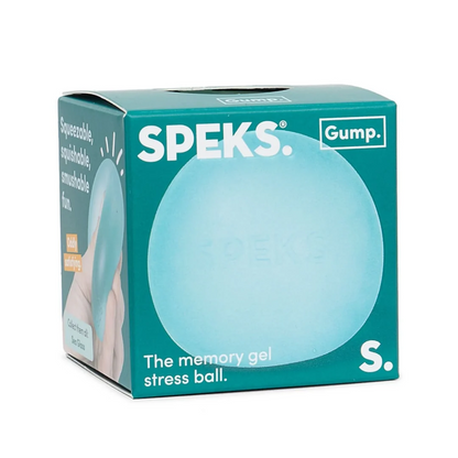 Speks Original Gump - Sea Glass - Vert - Balle anti-stress en gel à mémoire