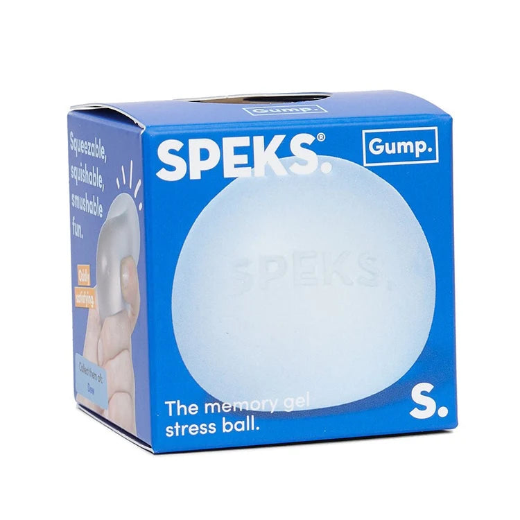 Speks Original Gump - Dew - Bleu - Balle anti-stress en gel à mémoire